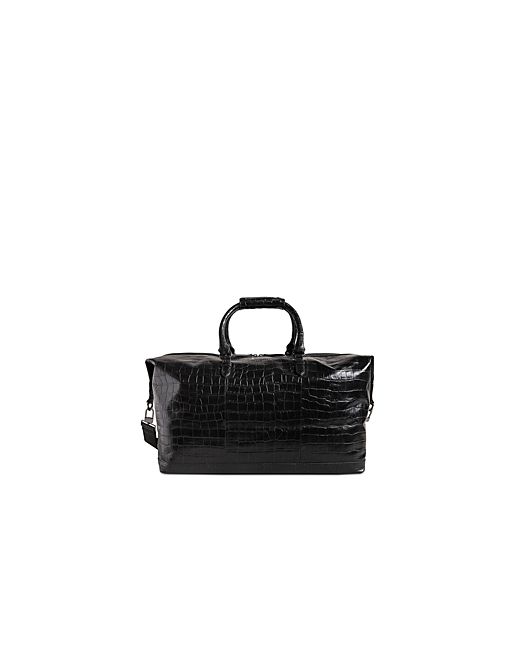 Ted Baker Fabiio Croc Embossed Leather Holdall Bag