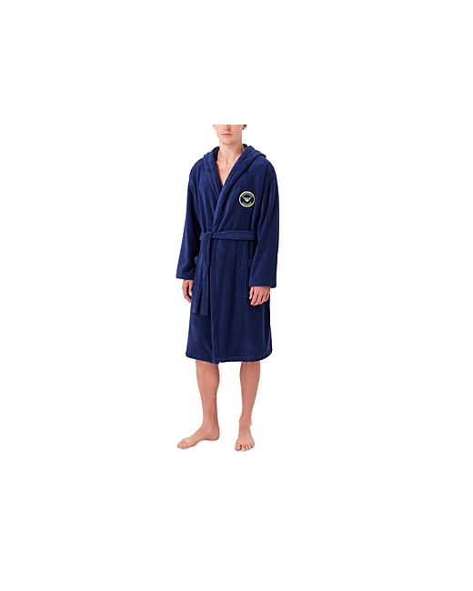 Emporio Armani Cotton Hooded Bath Robe