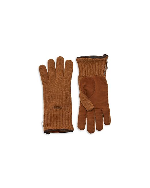 Z Zegna Knitted Oasi Cashmere Gloves