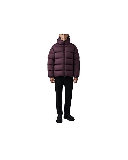 Mackage Nylon Quilted Hooded Down Jacket