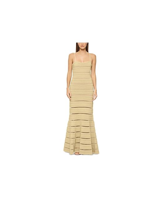Hervé Léger Sleeveless Stitched Bandage Gown