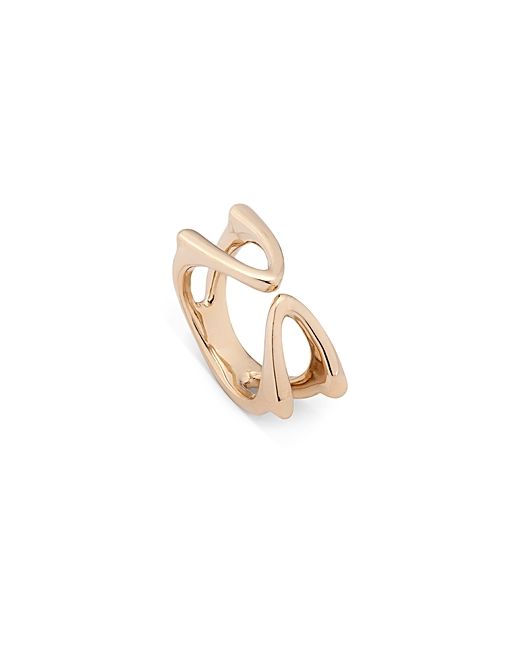 Uno de 50 Stand Out Open Curve Ring 18K Plated