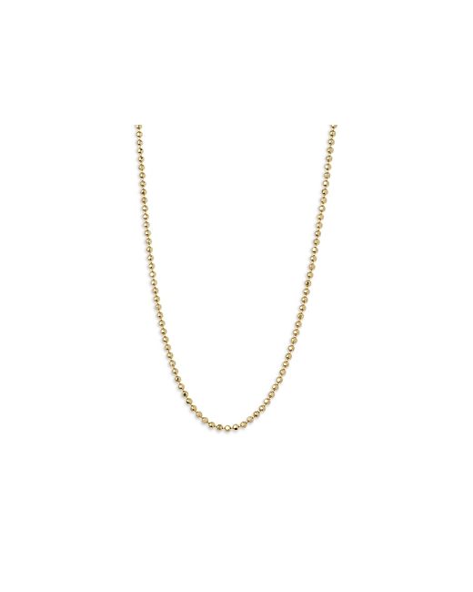 Argento Vivo Ball Chain Necklace 18K Plated Sterling Silver 16