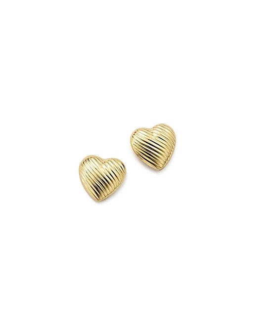 Bloomingdale's 14K Medium Heart Stud Earrings 100 Exclusive