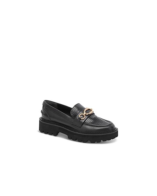 Dolce Vita Embossed Leather Loafers