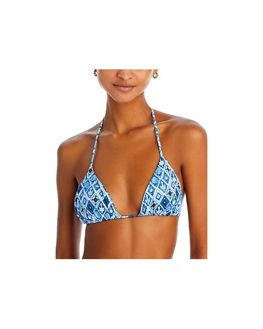 Peixoto Fifi Seashell Print Triangle Bikini Top