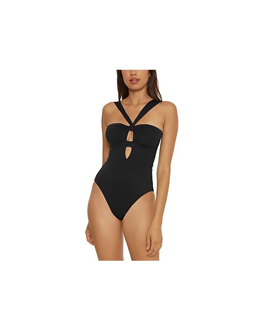 BECCA by Rebecca Virtue Code Rylie Convertible Bandeau One Piece Swimsuit