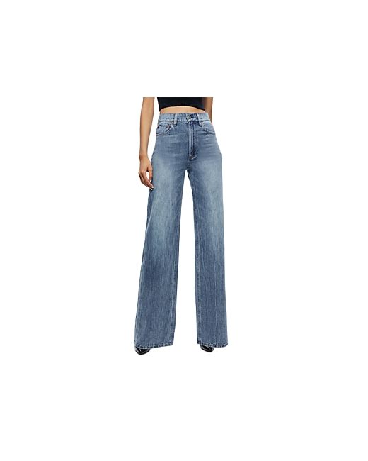 Alice + Olivia Weezy High Rise Flare Jeans