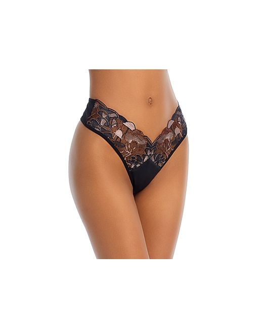 Thistle & Spire Chanterelle Embroidered Mesh Thong