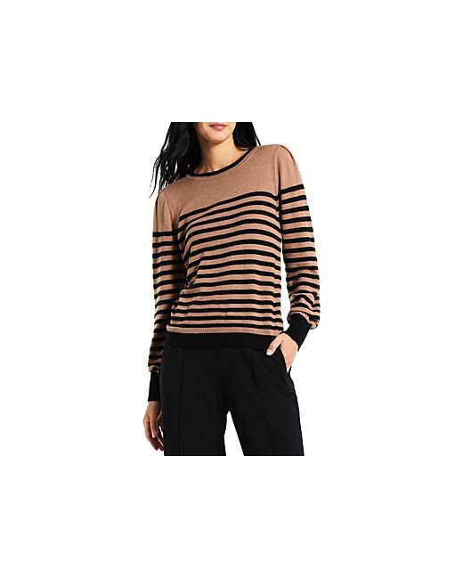 Nic+Zoe Striped Femme Sleeve Sweater