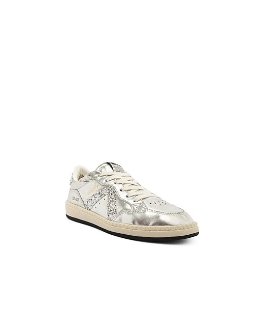 Schutz St 001 Almond Toe Glitter Detail Sneakers