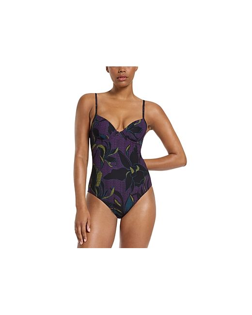 Jets Molded Underwire One Piece Swimsuit