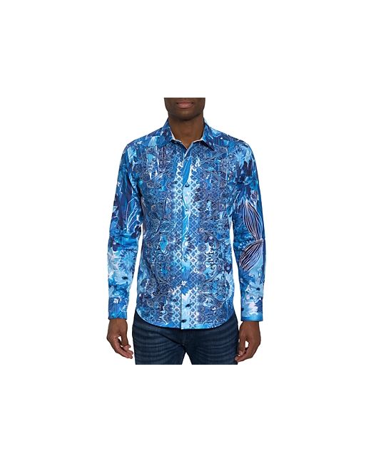 Robert Graham Floral Escape Classic Fit Long Sleeve Button Front Woven Cotton Shirt