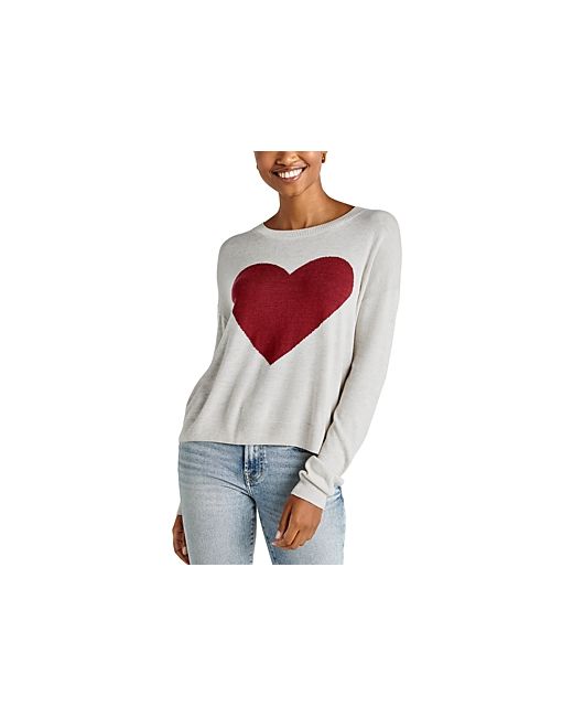 Splendid Avery Heart Intarsia Sweater