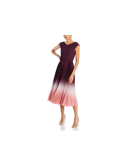 Jason Wu Collection Ombre Pleated Crepe Dress