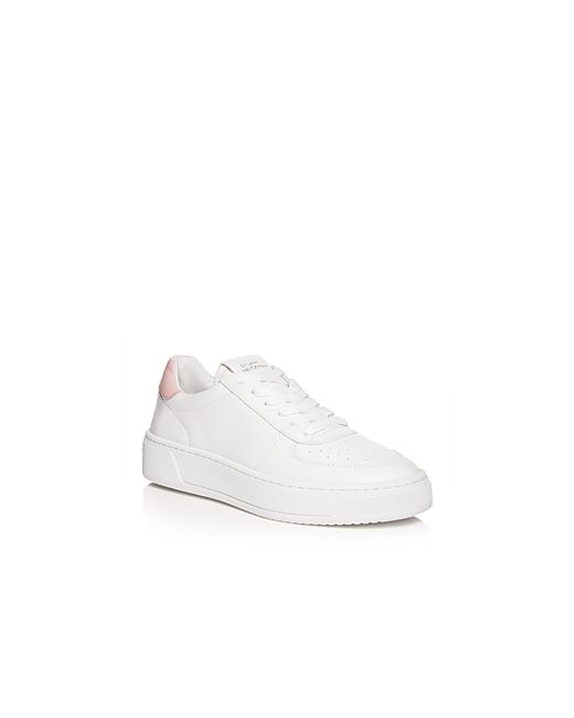 Stuart Weitzman Sw Courtside Lace Up Low Top Sneakers