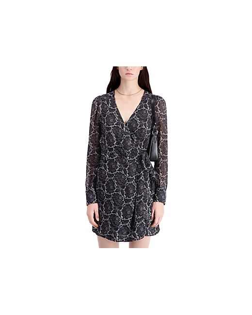 The Kooples Lace Roses Wrap Dress