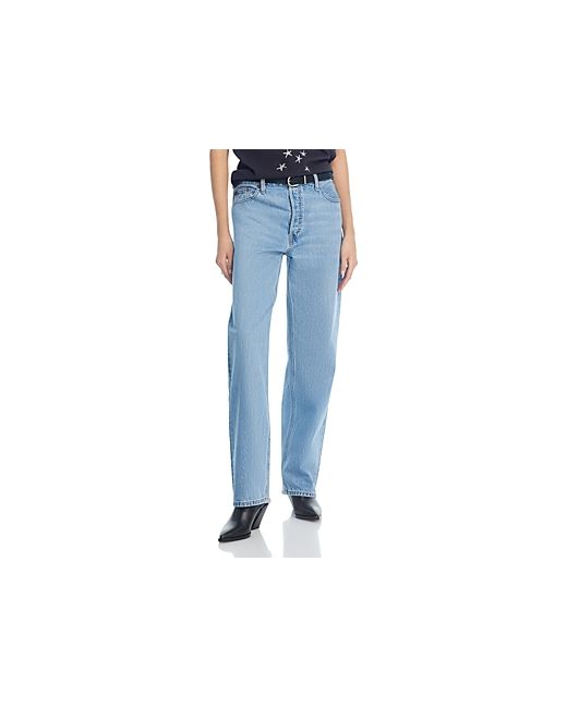 Re/Done High Rise Loose Straight Leg Jeans