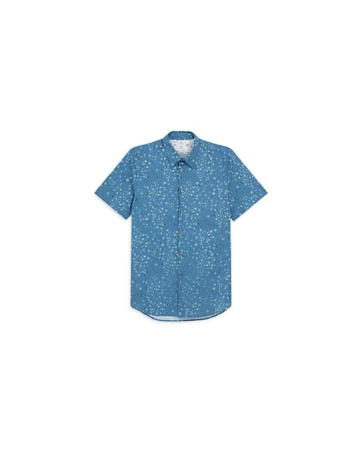 PS Paul Smith Tailored Fit Button Front Short Sleeve Shirt