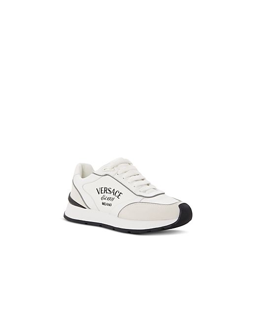 Versace Lace Up Low Top Sneakers