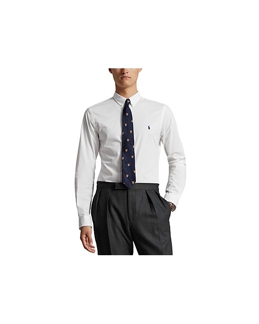 Polo Ralph Lauren Slim Fit Long Sleeve Poplin Button Down Shirt