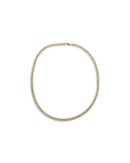 Aqua Curb Chain Necklace 16