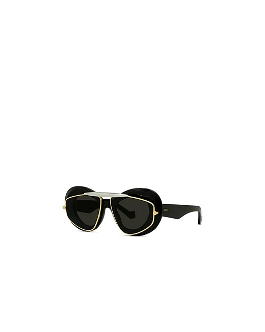 Loewe Double Frame Geometric Sunglasses 47mm