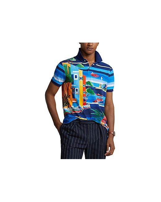 Polo Ralph Lauren Classic Fit Printed Mesh Polo Shirt