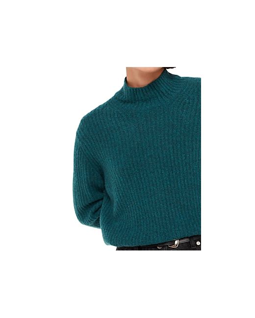 Whistles Ribbed Mock Neck Sweater