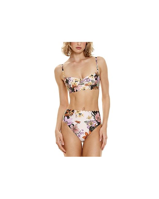 Agua Bendita Lauren Vitreo Floral Print Underwire Bikini Top