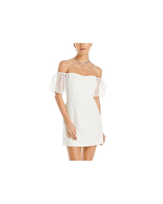 French Connection Whisper Puff Sleeve Dress