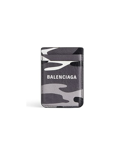 Balenciaga Cash Magnet Camo Print Card Holder