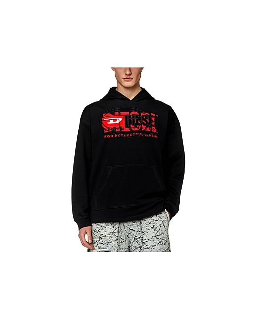 Diesel Relaxed Fit Logo Graphic Hoodie