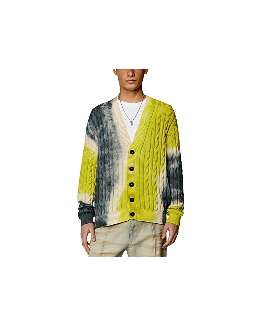 Diesel Jonny Relaxed Fit Cable Knit Cardigan Sweater