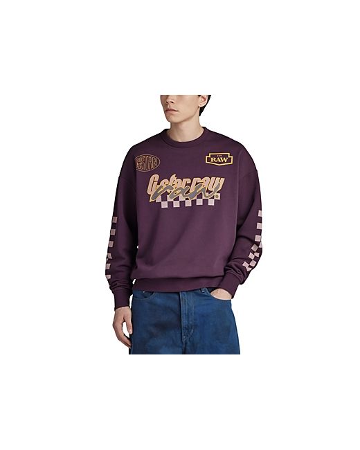 G-Star Relaxed Fit Moto Sport Graphic Sweatshirt