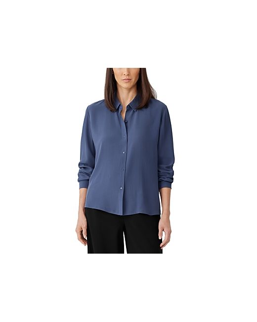 Eileen Fisher Silk Long Sleeve Shirt