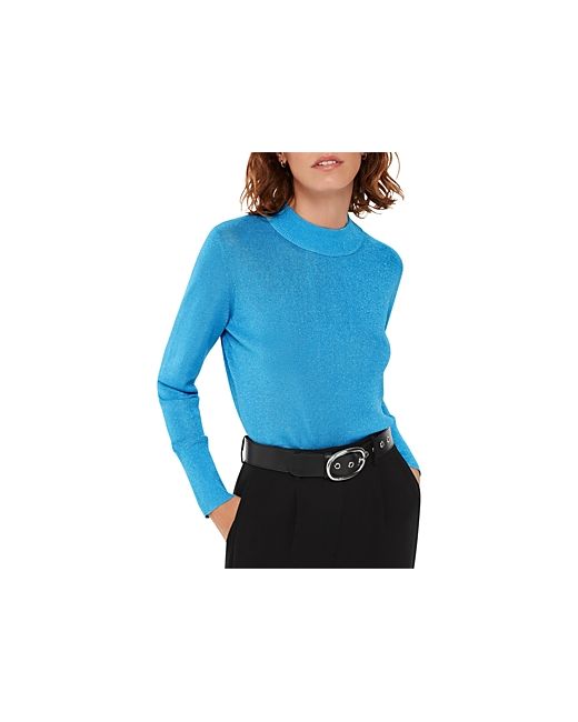 Whistles Sparkle High Neck Sweater