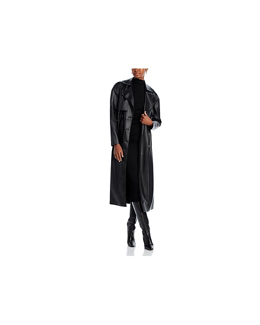 Blank NYC Faux Leather Trench Coat