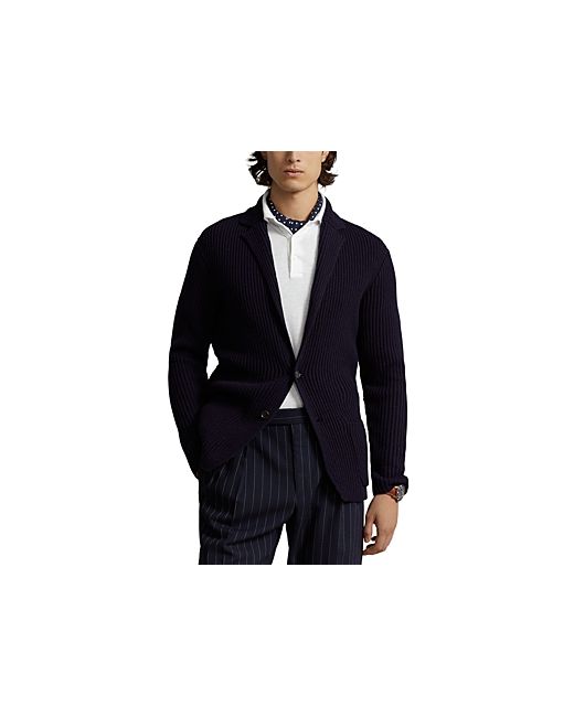 Polo Ralph Lauren Wool Blend Regular Fit Blazer Cardigan