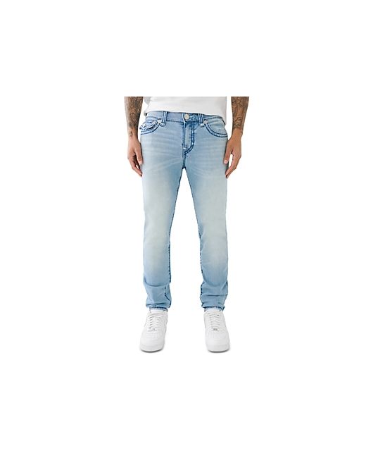 True Religion Rocco Super T Flap Skinny Jeans Havana Light