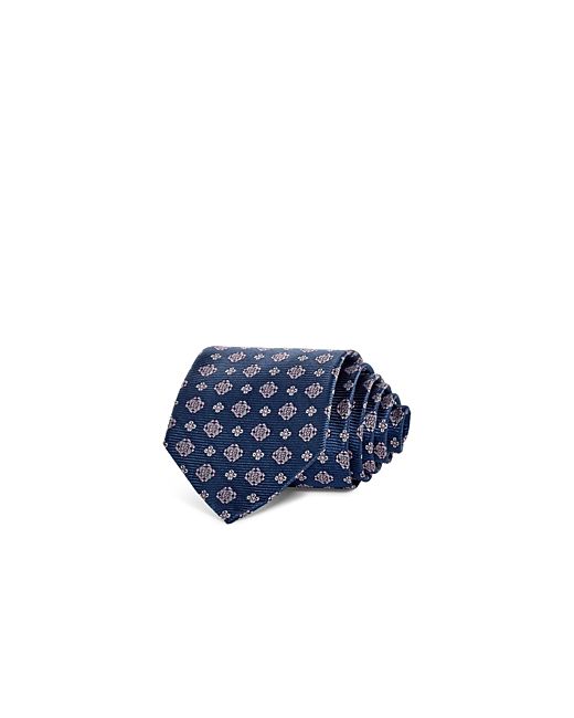 The Men's Store At Bloomingdale's Mixed Floral Medallion Silk Classic Tie 100 Exclusive