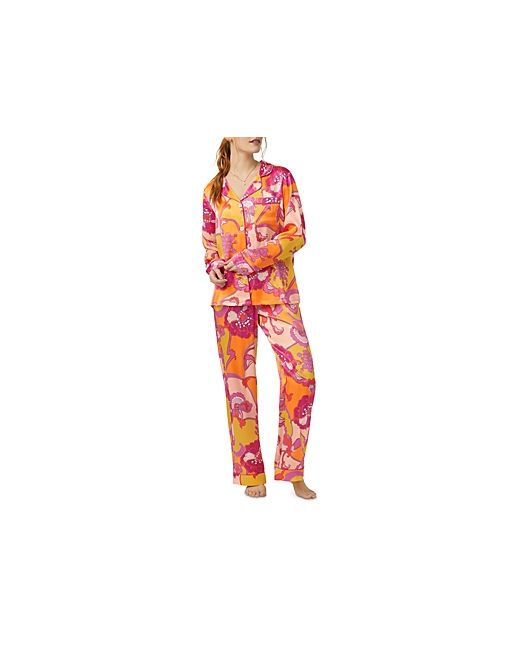 Bedhead Pajamas Long Printed Silk Pajama Set