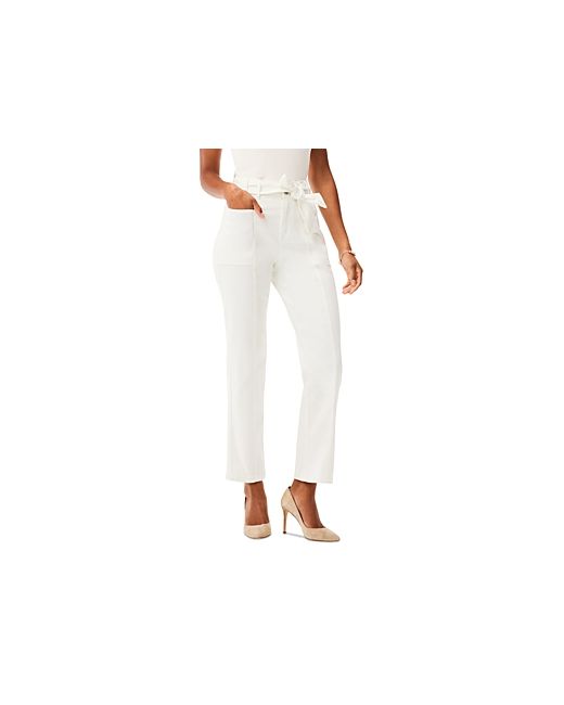 Nic+Zoe Belted Straight Ankle Jeans