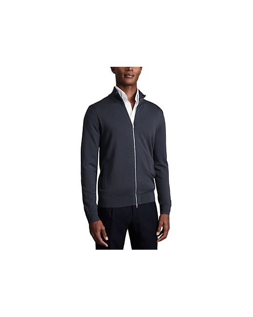 Reiss Hampshire Slim Fit Zip Front Sweater