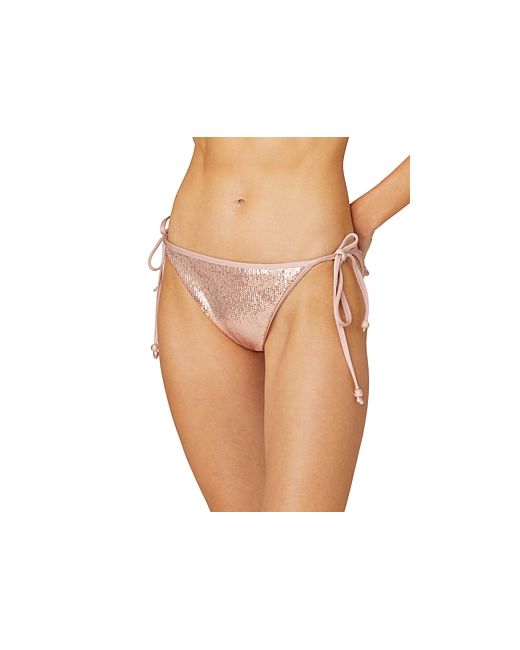 Shoshanna Sequin Side Tie Bikini Bottom