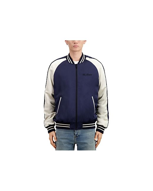 The Kooples Embroidered Full Zip Bomber Jacket