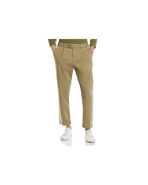 Rag & Bone Cotton Blend Classic Fit Pleated Chino Pants