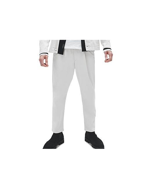 Rag & Bone Cotton Blend Classic Fit Pleated Chino Pants