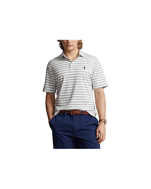 Polo Ralph Lauren Cotton Interlock Stripe Classic Fit Polo Shirt
