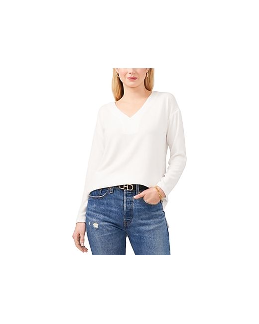 Vince Camuto Ribbed Knit Drop Shoulder Sweater